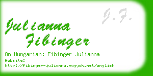 julianna fibinger business card
